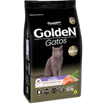 Ração Golden Salmão Gatos Adultos - Golden Ração Golden Salmão Gatos Adultos - Golden