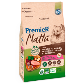 Ração Nattu Cães Adultos Pequenos Mandioca Ração Nattu Cães Adultos Pequenos Mandioca