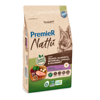 Ração Nattu Cães Sênior Média 101,kg Ração Nattu Cães Sênior Média 101,kg