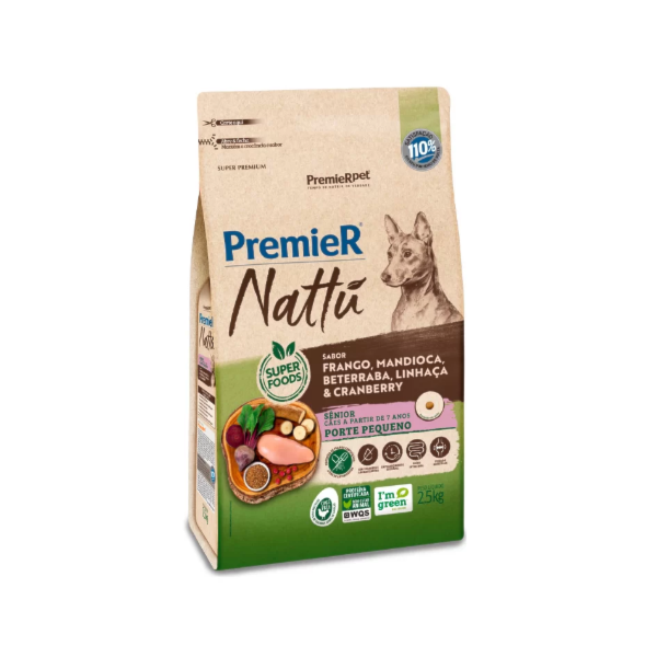 Ração Nattu Cães Sênior Pequeno Ração Nattu Cães Sênior Pequeno