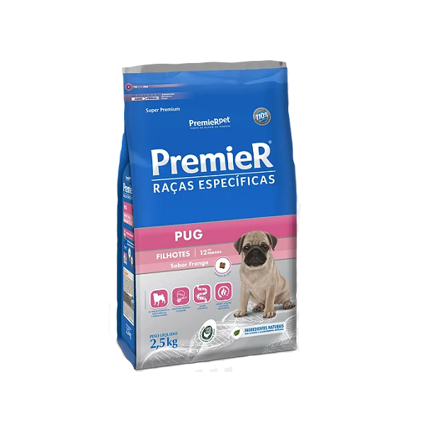 Ração Para Cães Premier Pug Filhote - Premier Ração Para Cães Premier Pug Filhote - Premier