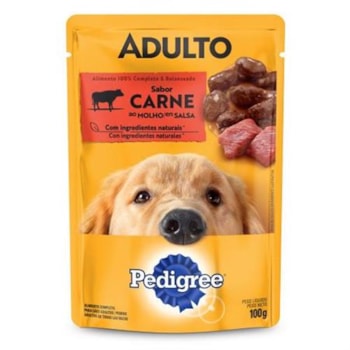 Ração Pedigree Sachê Carne ao Molho - Cães Adultos Ração Pedigree Sachê Carne ao Molho - Cães Adultos