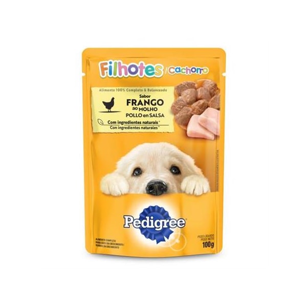 Ração Pedigree Sachê Frango ao Molho - Cães Filhotes Ração Pedigree Sachê Frango ao Molho - Cães Filhotes