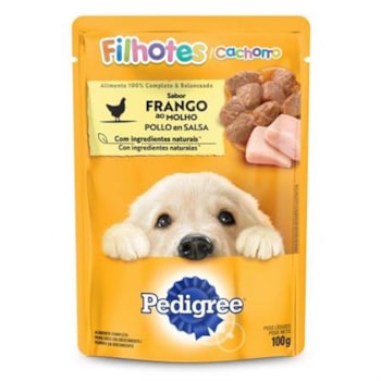 Ração Pedigree Sachê Frango ao Molho - Cães Filhotes Ração Pedigree Sachê Frango ao Molho - Cães Filhotes