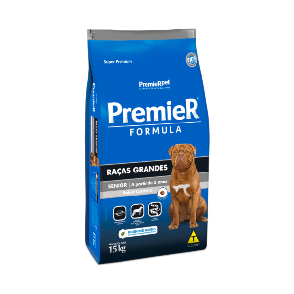 Ração Premier Formula Raças Grandes Cães Idosos(Sênior) - Premier Ração Premier Formula Raças Grandes Cães Idosos(Sênior) - Premier