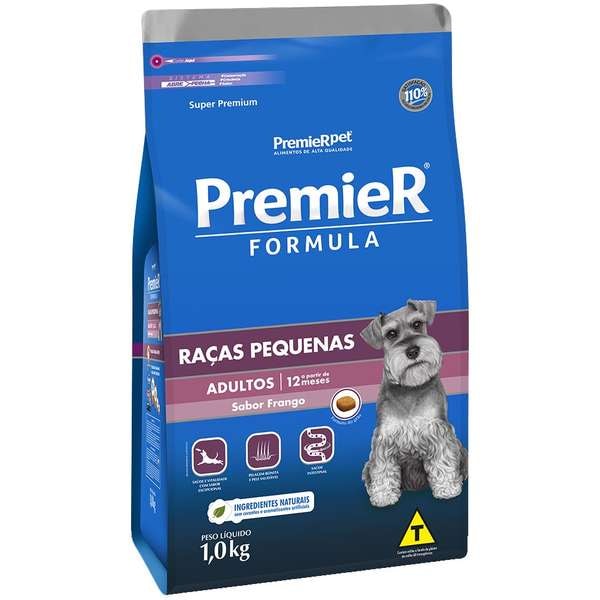Ração Premier Formula Raças Pequenas Frango Cães Adultos - Premier Ração Premier Formula Raças Pequenas Frango Cães Adultos - Premier