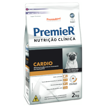Ração Premier Nutrição Clínica Cardio Raças Pequenas 2kg - Premier Ração Premier Nutrição Clínica Cardio Raças Pequenas 2kg - Premier