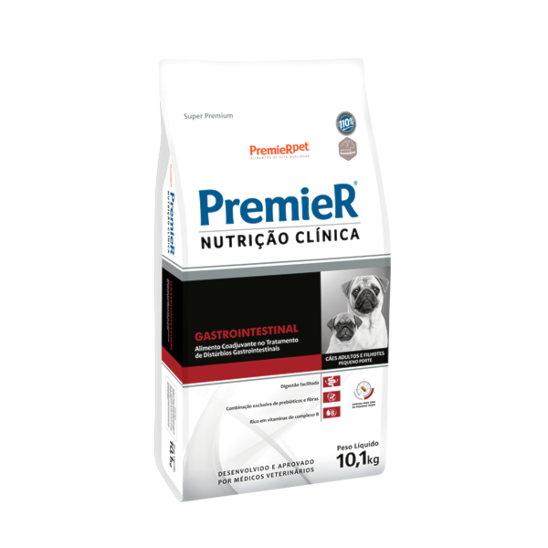 Ração Premier Nutrição Clínica Gastrointestinal Raças Pequenas Cães Adultos - Premier Ração Premier Nutrição Clínica Gastrointestinal Raças Pequenas Cães Adultos - Premier