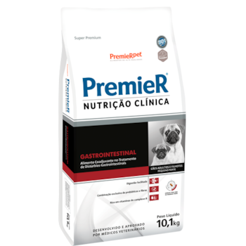 Ração Premier Nutrição Clínica Gastrointestinal Raças Pequenas Cães Adultos - Premier Ração Premier Nutrição Clínica Gastrointestinal Raças Pequenas Cães Adultos - Premier