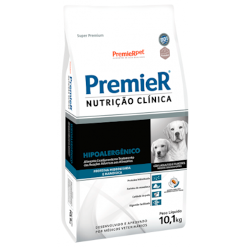 Ração Premier Nutrição Clínica Hipoalergênico Proteína Hidrolisada Cordeiro e Arroz Raças Médias e Grandes Cães Adultos - Premier Ração Premier Nutrição Clínica Hipoalergênico Proteína Hidrolisada Cordeiro e Arroz Raças Médias e Grandes Cães Adultos - Premier