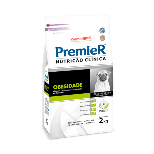 Ração Premier Nutrição Clínica Obesidade Raças Pequenas Cães Adultos - Premier Ração Premier Nutrição Clínica Obesidade Raças Pequenas Cães Adultos - Premier
