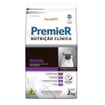 Ração Premier Nutrição Clínica Renal Cães Adultos Porte Pequeno 2kg - Premier