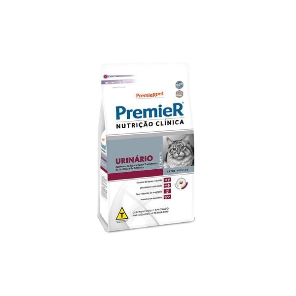 Ração Premier Nutrição Clínica Urinário Gatos Adultos - Premier Ração Premier Nutrição Clínica Urinário Gatos Adultos - Premier
