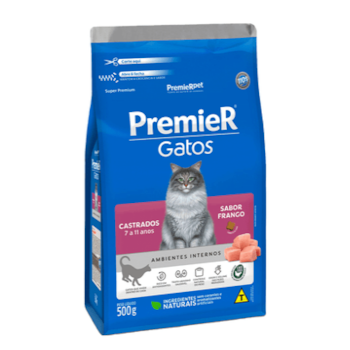 Ração Premier Para Gatos Castrados de 7 a 11 anos - Premier Ração Premier Para Gatos Castrados de 7 a 11 anos - Premier