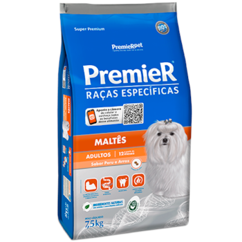 Ração Premier Raças Específicas Maltês Adultos - Premier Ração Premier Raças Específicas Maltês Adultos - Premier
