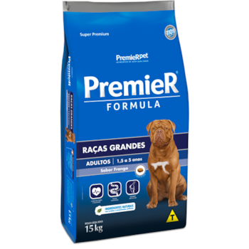 Ração Premiere Formula Raças Grandes Frango Cães Adultos - Premier Ração Premiere Formula Raças Grandes Frango Cães Adultos - Premier