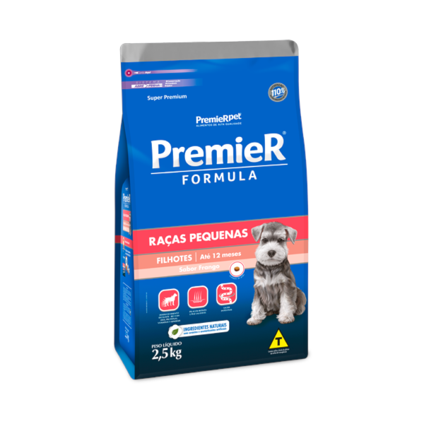 Ração Premiere Formula Raças Pequenas Frango Cães Filhotes - Premier