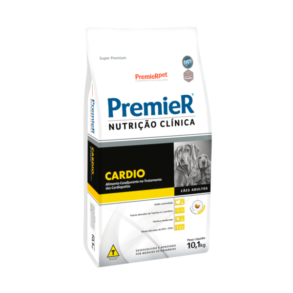 Ração Premiere Nutrição Clínica Cardio Cães Adultos - Premier Ração Premiere Nutrição Clínica Cardio Cães Adultos - Premier
