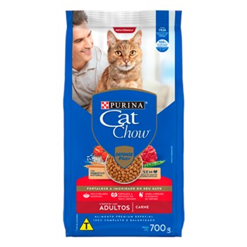 Ração Purina Cat Chow Carne - Gatos Adultos