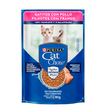 Ração Purina Cat Chow Sachê Frango ao Molho - Gatos Filhotes Ração Purina Cat Chow Sachê Frango ao Molho - Gatos Filhotes