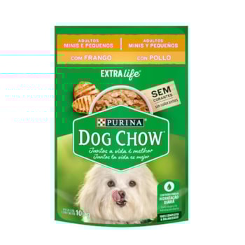 Ração Purina Dog Chow Sachê Extra Life Frango Raças Pequenas - Cães Adultos Ração Purina Dog Chow Sachê Extra Life Frango Raças Pequenas - Cães Adultos