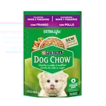 Ração Purina Dog Chow Sachê Extra Life Frango Raças Pequenas - Cães Filhotes Ração Purina Dog Chow Sachê Extra Life Frango Raças Pequenas - Cães Filhotes