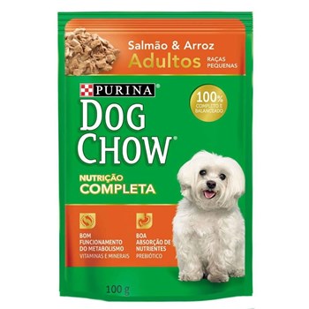 Ração Purina Dog Chow Sachê Salmão e Arroz - Cães Adultos