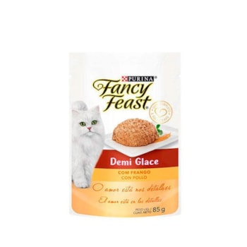 Ração Purina Fancy Feast Demi Glace Com Frango - Gatos Adultos Ração Purina Fancy Feast Demi Glace Com Frango - Gatos Adultos