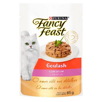 Ração Purina Fancy Feast Goulash Com Atum - Gatos Adultos