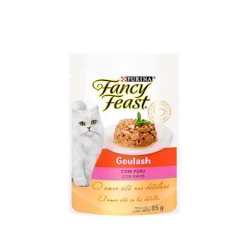Ração Purina Fancy Feast Goulash Com Peru - Gatos Adultos Ração Purina Fancy Feast Goulash Com Peru - Gatos Adultos