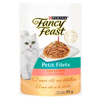Ração Purina Fancy Feast Petit Filé Com Salmão - Gatos Adultos