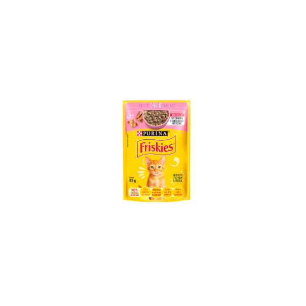 Ração Purina Friskies Sachê Carne ao Molho - Gatos Filhotes Ração Purina Friskies Sachê Carne ao Molho - Gatos Filhotes