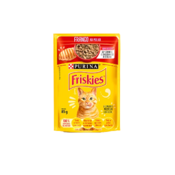 Ração Purina Friskies Sachê Frango ao Molho - Gatos Adultos Ração Purina Friskies Sachê Frango ao Molho - Gatos Adultos