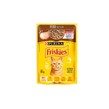 Ração Purina Friskies Sachê Peru ao Molho - Gatos Adultos Ração Purina Friskies Sachê Peru ao Molho - Gatos Adultos