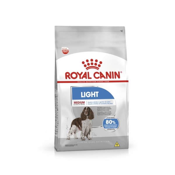 Ração Royal Canin Medium Light para Cães Adultos ou Idosos de Porte Médio - Obesidade - 10,1 Kg