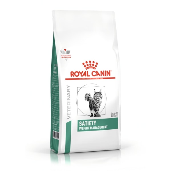Ração Royal Canin Veterinary Diet Satiety Support Gatos Adultos - Royal Canin Ração Royal Canin Veterinary Diet Satiety Support Gatos Adultos - Royal Canin