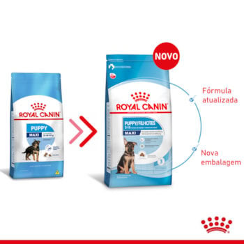 Ração Seca Royal Canin Maxi Puppy para Cães Filhotes de Porte Grande - 4 Kg Ração Seca Royal Canin Maxi Puppy para Cães Filhotes de Porte Grande - 4 Kg