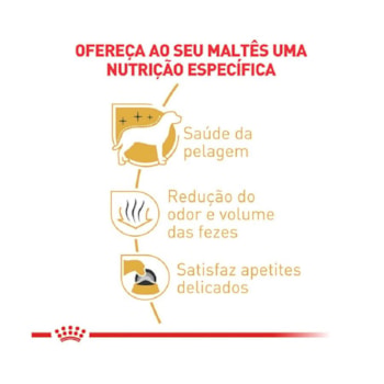 Ração Seca Royal Canin para Cães Adultos da Raça Maltês Ração Seca Royal Canin para Cães Adultos da Raça Maltês