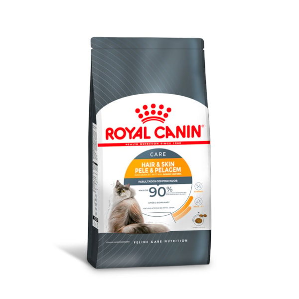 Ração Seca Royal Canin Pele e Pelagem para Gatos Adultos - 3 Kg Ração Seca Royal Canin Pele e Pelagem para Gatos Adultos - 3 Kg