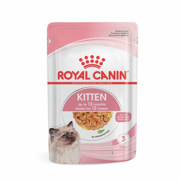Ração Úmida Royal Canin Sachê Jelly Filhotes Kitten para Gatos Filhotes de até 12 meses - 85 g Ração Úmida Royal Canin Sachê Jelly Filhotes Kitten para Gatos Filhotes de até 12 meses - 85 g