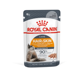Ração Úmida Royal Canin Sachê Patê Pele & Pelagem para Gatos Adultos - 85 g