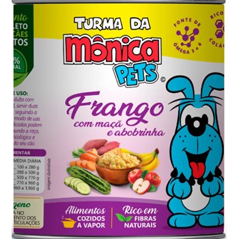 Ração Úmida Turma da Mônica Pets para Cachorro Frango com Maça e Abobrinha 280g - Turma da Mônica