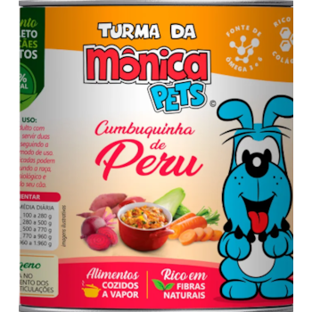 Ração Úmida Turma da Mônica Pets para Cães Cumbuquinha de Peru 280g - Turma da Mônica Ração Úmida Turma da Mônica Pets para Cães Cumbuquinha de Peru 280g - Turma da Mônica