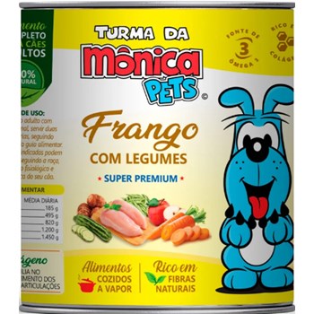 Ração Úmida Turma da Mônica Pets para Cães Frango com Legumes 280g - Turma da Mônica