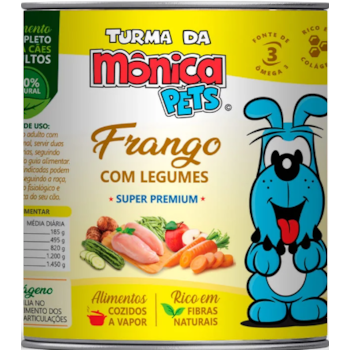 Ração Úmida Turma da Mônica Pets para Cães Frango com Legumes 280g - Turma da Mônica Ração Úmida Turma da Mônica Pets para Cães Frango com Legumes 280g - Turma da Mônica