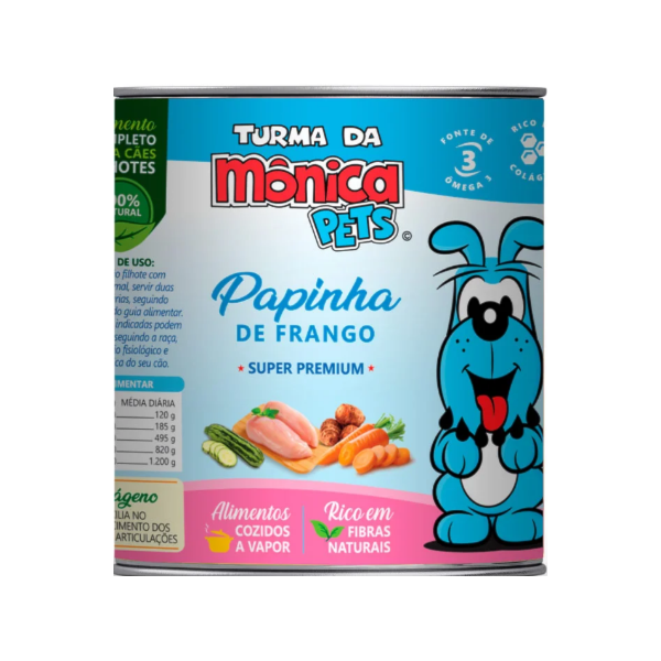Ração Úmida Turma da Mônica Pets para Cães Papinha de Frango 280g - Turma da Mônica Ração Úmida Turma da Mônica Pets para Cães Papinha de Frango 280g - Turma da Mônica