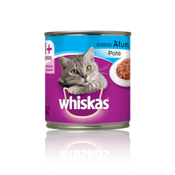 Ração Whiskas Lata Patê de Atum - Gatos Adultos Ração Whiskas Lata Patê de Atum - Gatos Adultos