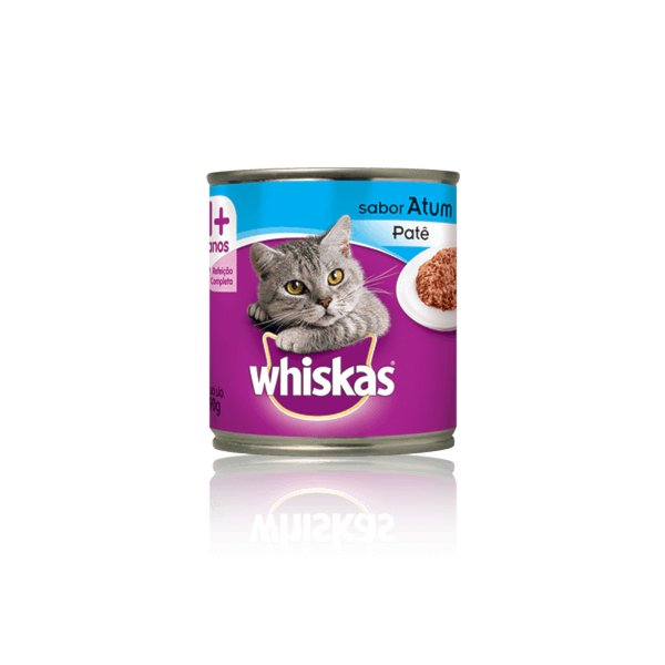 Ração Whiskas Lata Patê de Atum - Gatos Adultos Ração Whiskas Lata Patê de Atum - Gatos Adultos