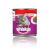 Ração Whiskas Lata Patê de Carne - Gatos Adultos Ração Whiskas Lata Patê de Carne - Gatos Adultos