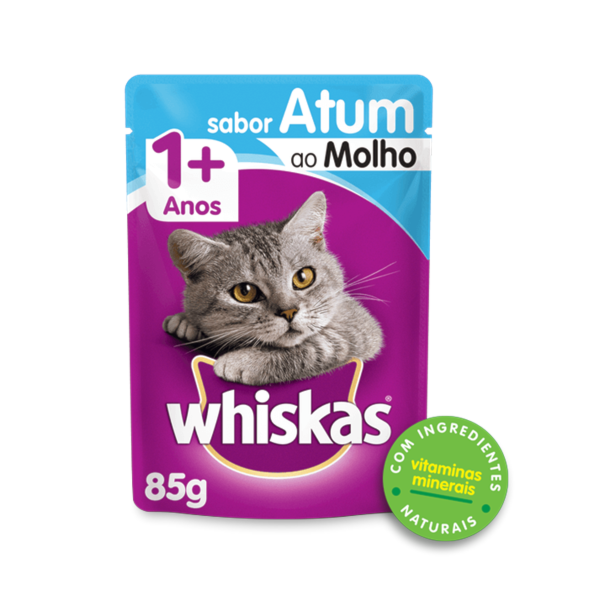 Ração Whiskas Sachê Atum ao Molho - Gatos Adultos Ração Whiskas Sachê Atum ao Molho - Gatos Adultos